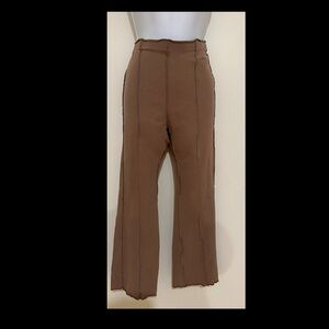 Moca brown Wide-Leg Pants